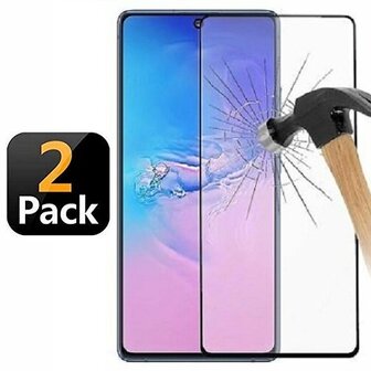 Samsung S10 Lite 2020 Screenprotector Beschermglas FULL