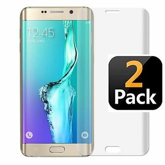 Samsung S6 EDGE Screenprotector Beschermglas FULL 2x