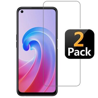 Oppo A94 5G Screenprotector Beschermglas 2x