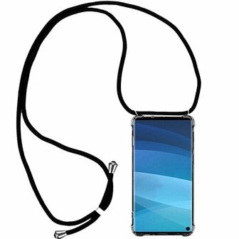 Samsung S10 Plus Hoesje Met Koord Doorzichtig