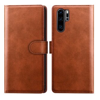 Huawei P30 Pro Hoesje Met Pasjeshouder Bruin