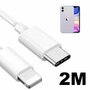 iPhone 11 Oplaadkabel USB C Lightning 2 Meter